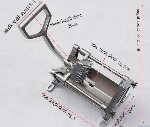 potato chips cutting machine