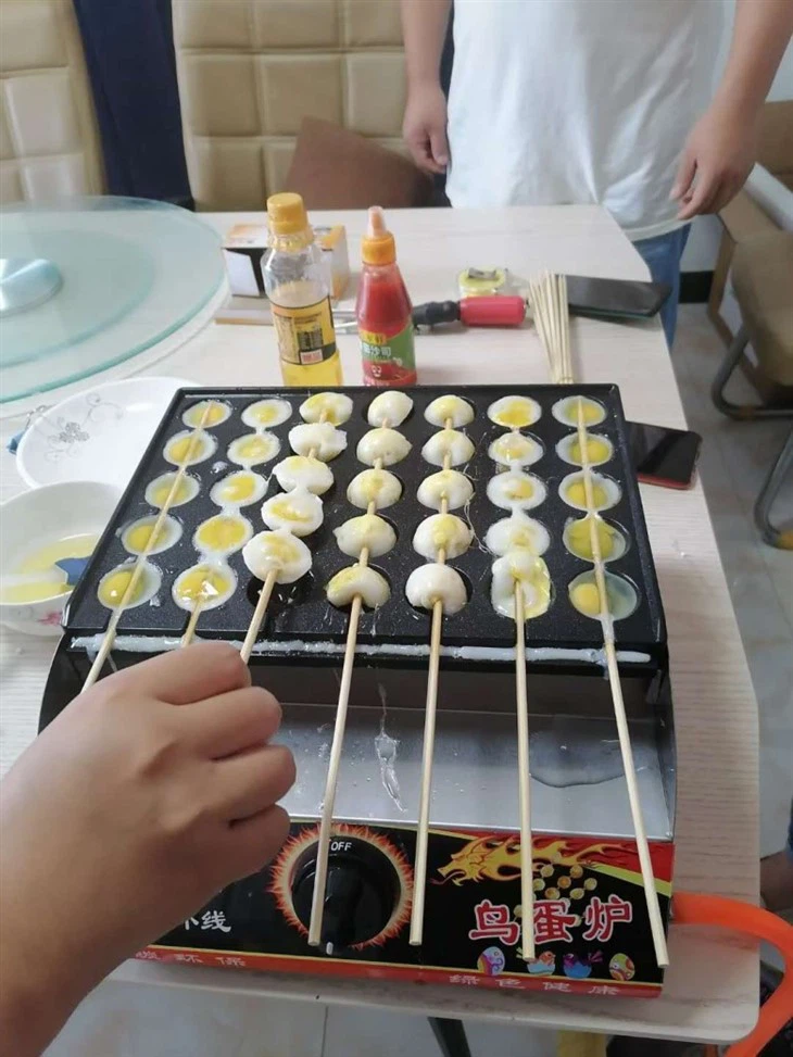 Quail Egg Roaster Frying Machine